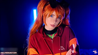 Asuka Langley'Nin Vahşi Oral Seks Ve Amına Boşalma