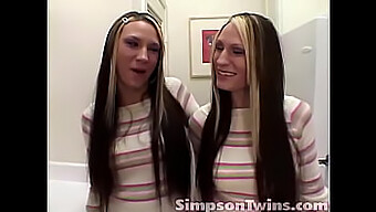 Simpson Twins Engage In Homemade Fingering In The Kitchen