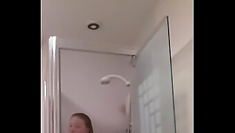 Girlfriend'S Self-Shot Of Fingering Herself In The Shower