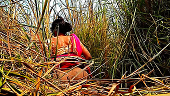 Indian Bhabhi Gets Wild In The Jungle: A Hot Outdoor Encounter