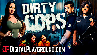 Hd Video - Dirty Cops And Big Boobs In A Wild Trailer Ride