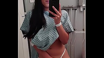 Young Teen Nearly Busted Jerking Off In Hospital Ward