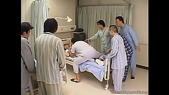 Asian Nurse Indulges In Group Sex With Hairy Patients